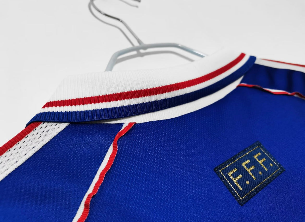 FRANCE 1998 - MAILLOT DOMICILE MANCHES LONGUES