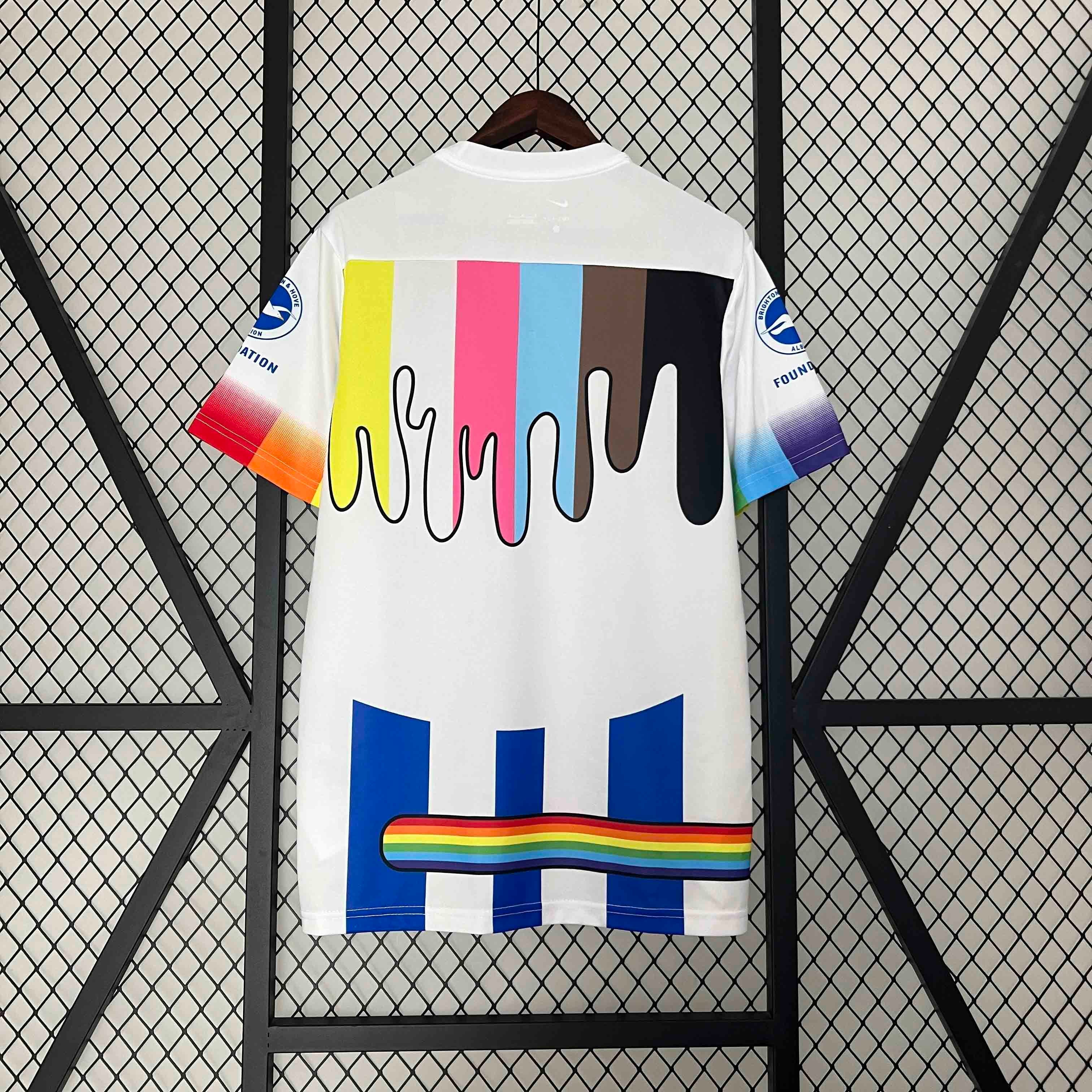 BRIGHTON - MAILLOT AVANT MATCH "HOVE ALBION RAINBOW LACES" 23/24