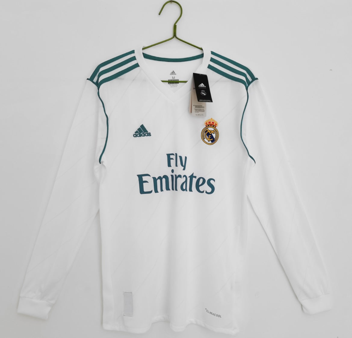 REAL MADRID - MAILLOT DOMICILE MANCHES LONGUES 17/18