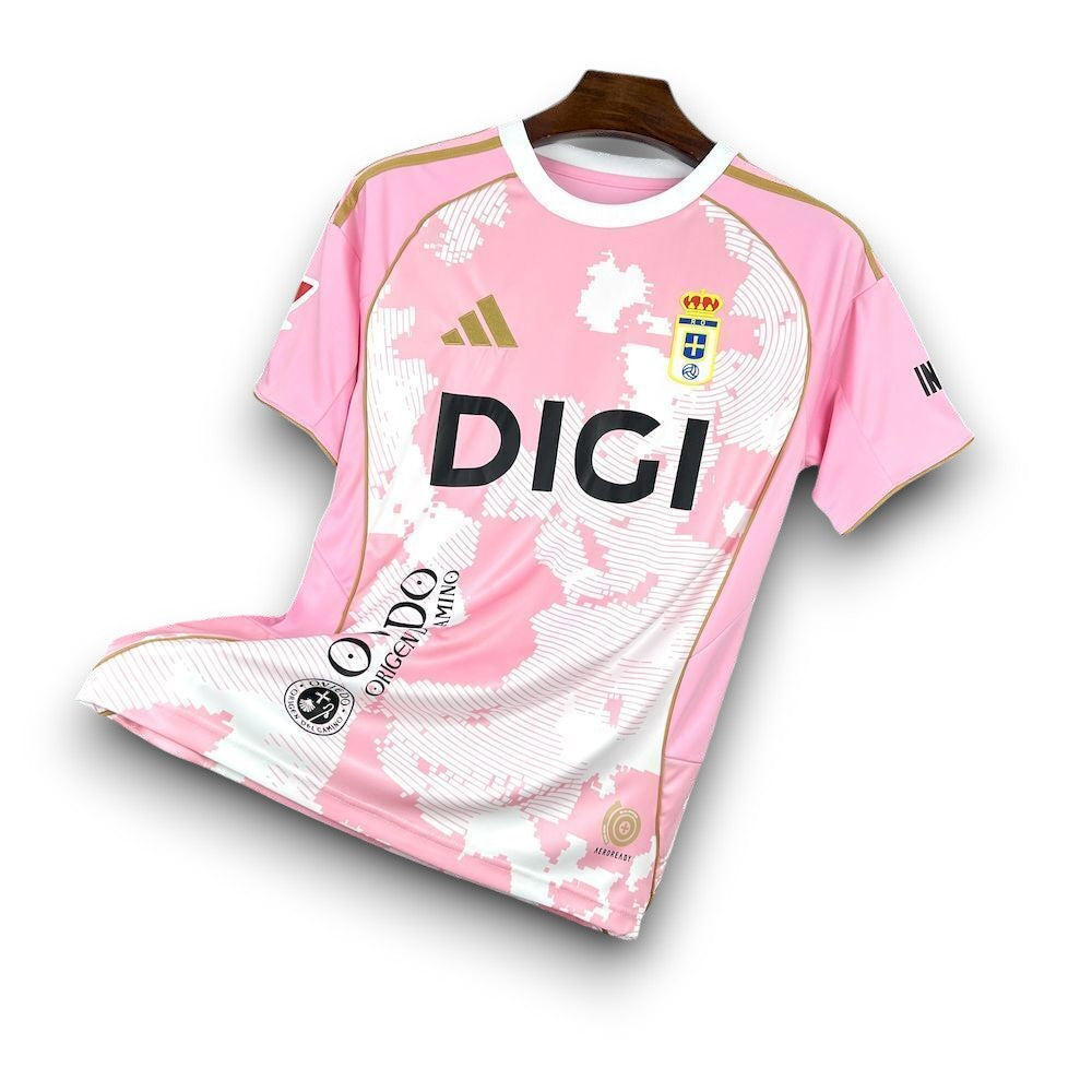 REAL OVIEDO - MAILLOT CONCEPT "ROSE" 25/26