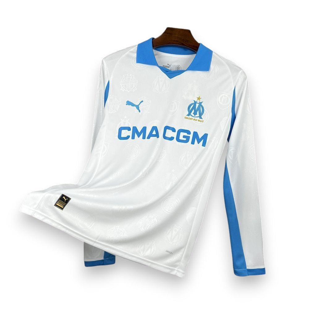 OLYMPIQUE DE MARSEILLE - MAILLOT DOMICILE MANCHE LONGUE 25/26