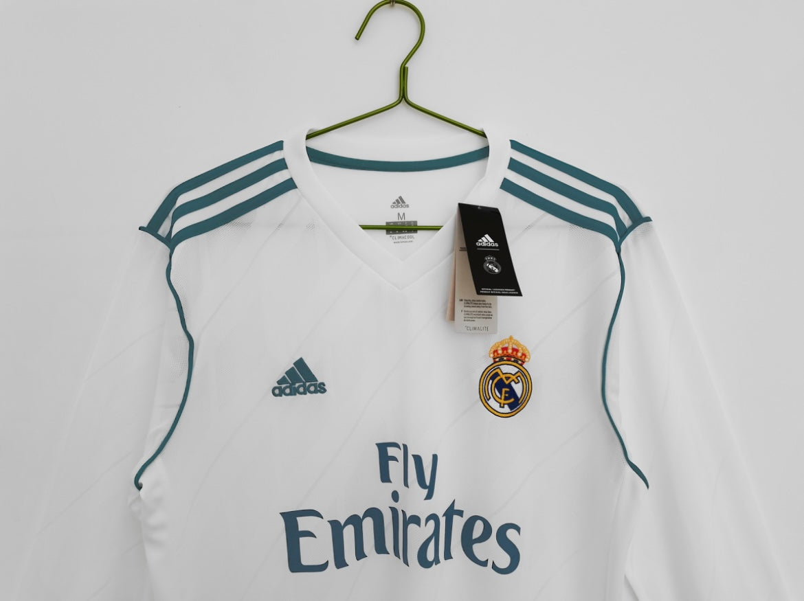 REAL MADRID - MAILLOT DOMICILE MANCHES LONGUES 17/18