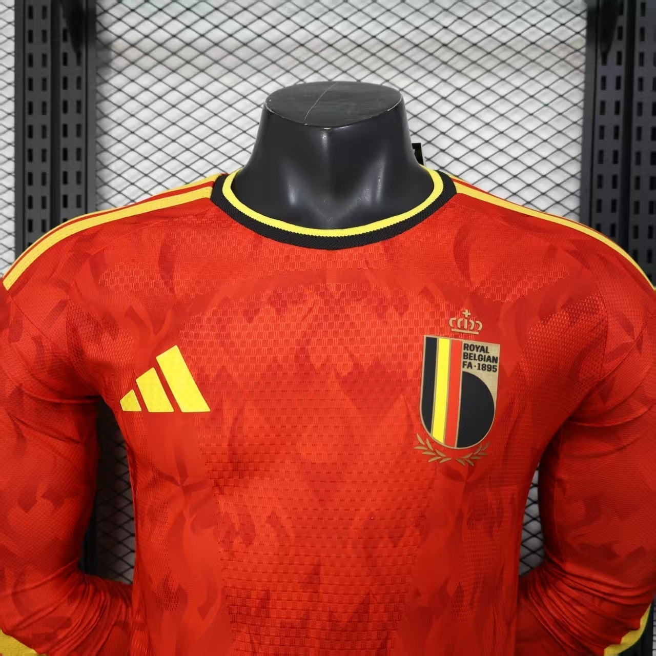 BELGIQUE - MAILLOT DOMICILE JOUEUR MANCHE LONGUE 2026