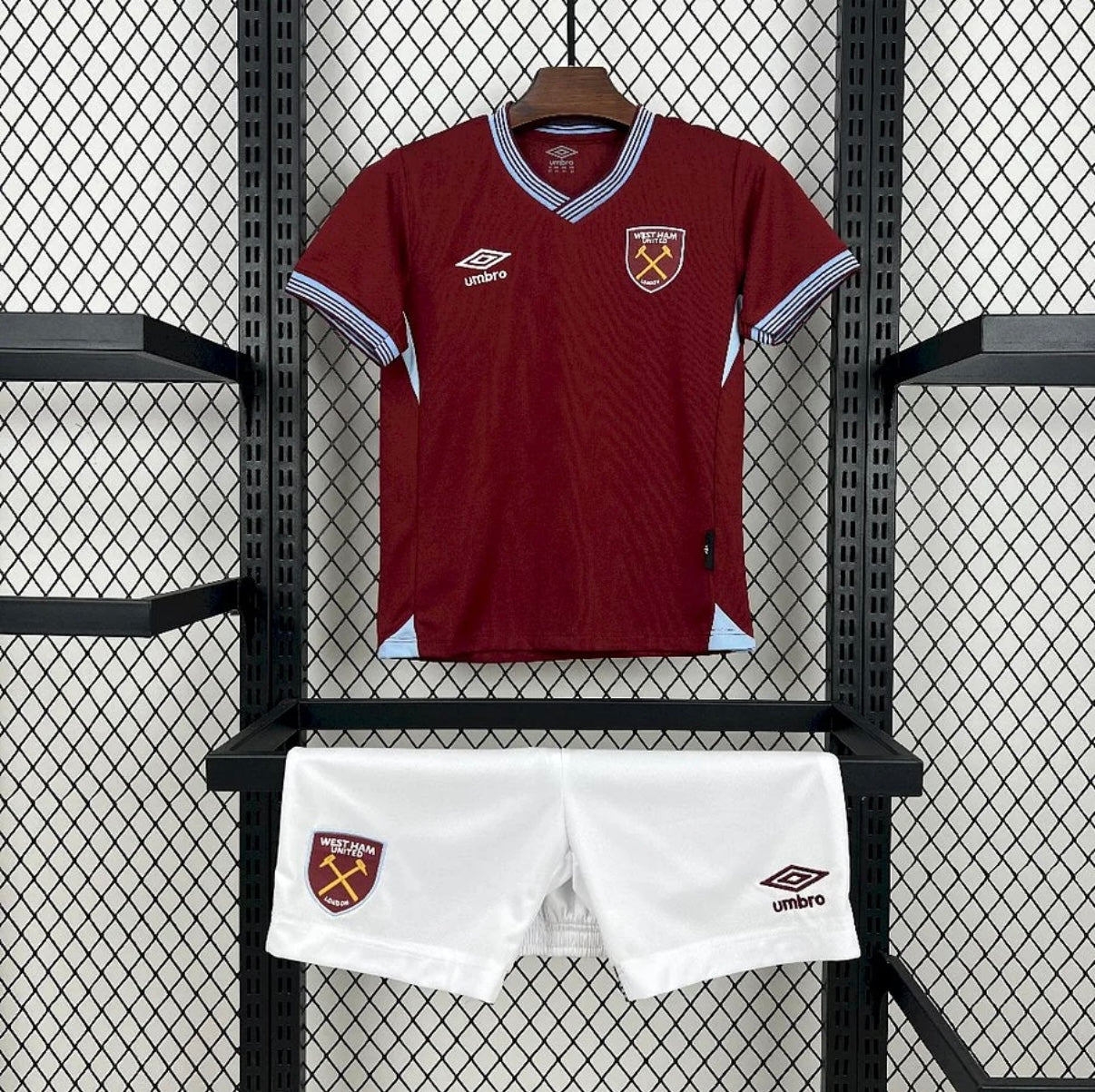 Kits Enfants West Ham 2025/26 Domicile