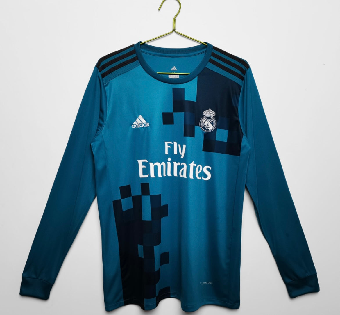 REAL MADRID - MAILLOT EXTÉRIEUR MANCHES LONGUES 17/18