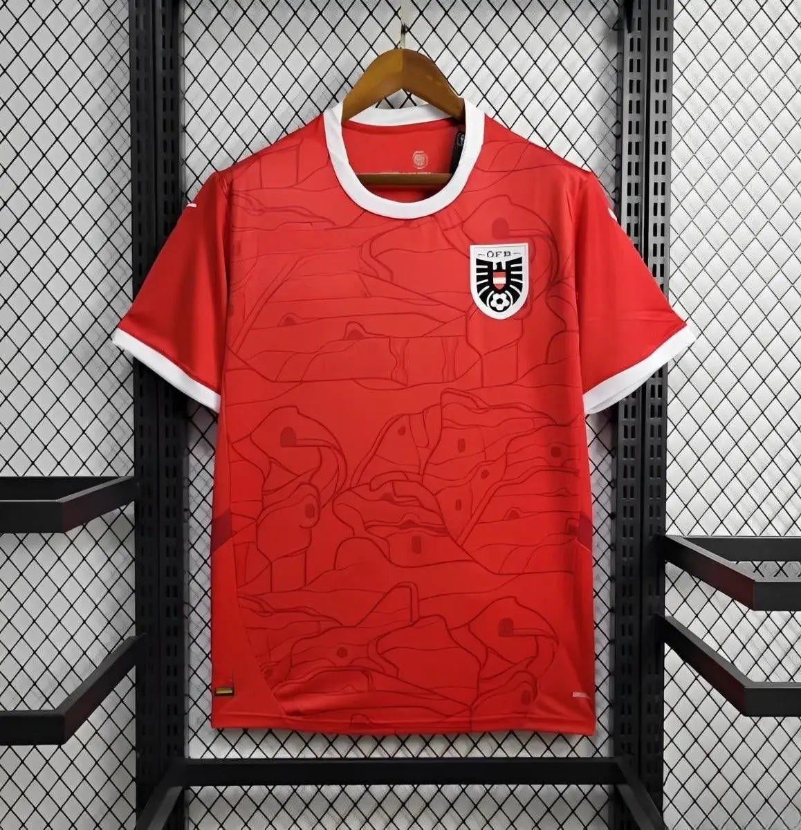 AUTRICHE - MAILLOT CONCEPT ROUGE 24/25