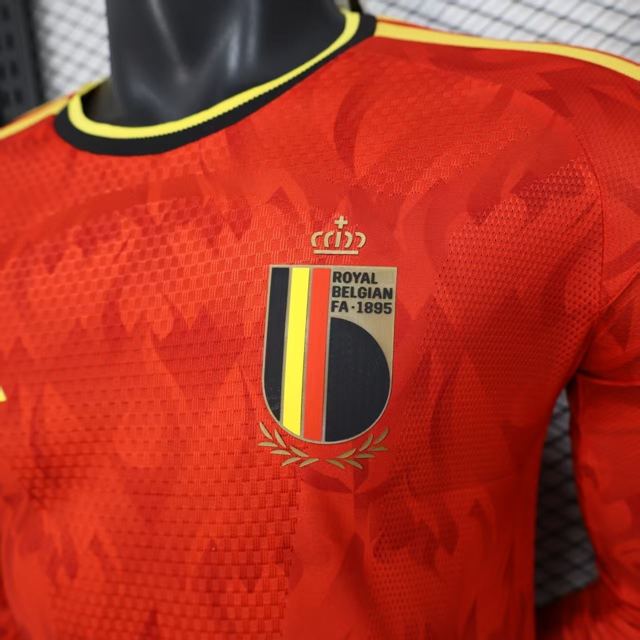 BELGIQUE - MAILLOT DOMICILE JOUEUR MANCHE LONGUE 2026