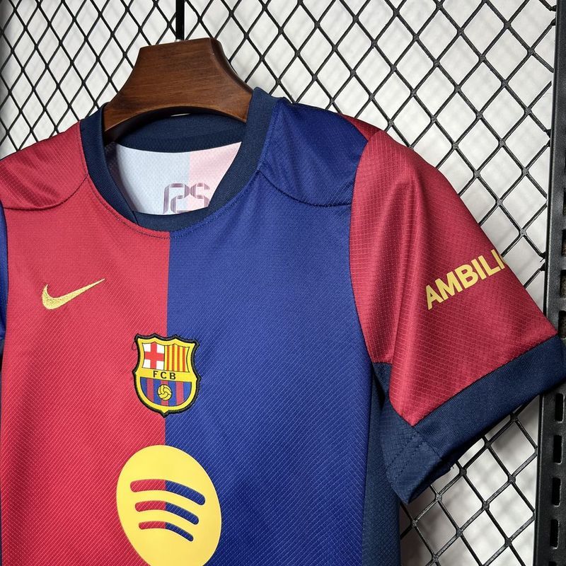 FC BARCELONE - ENSEMBLE ENFANT DOMICILE 24/25