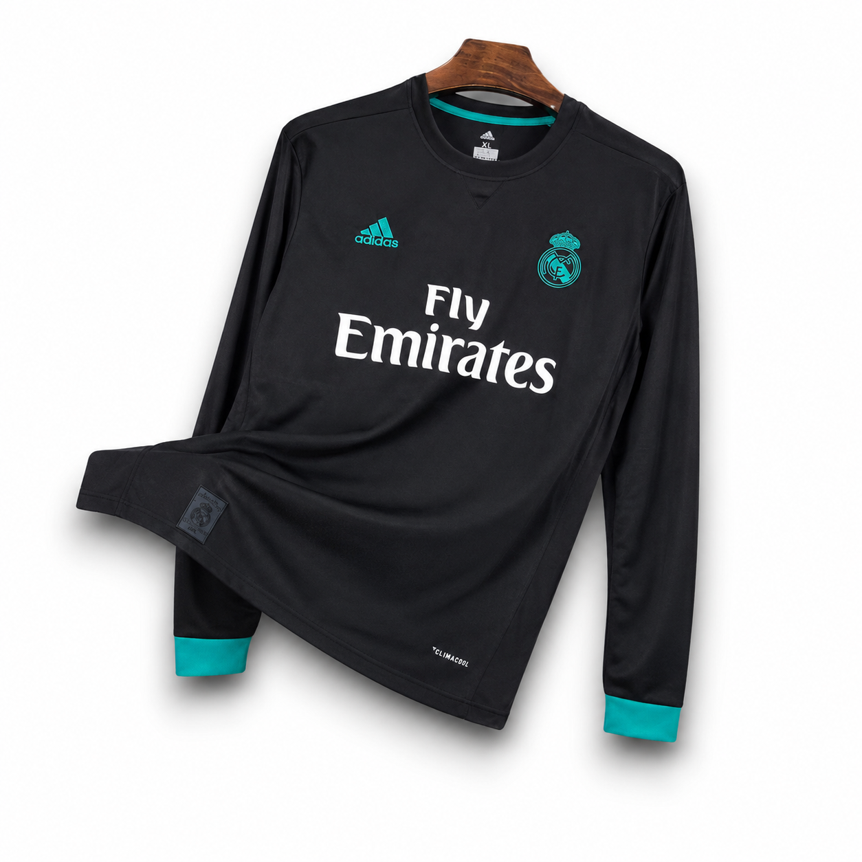 REAL MADRID - MAILLOT EXTÉRIEUR MANCHES LONGUES RETRO 17/18