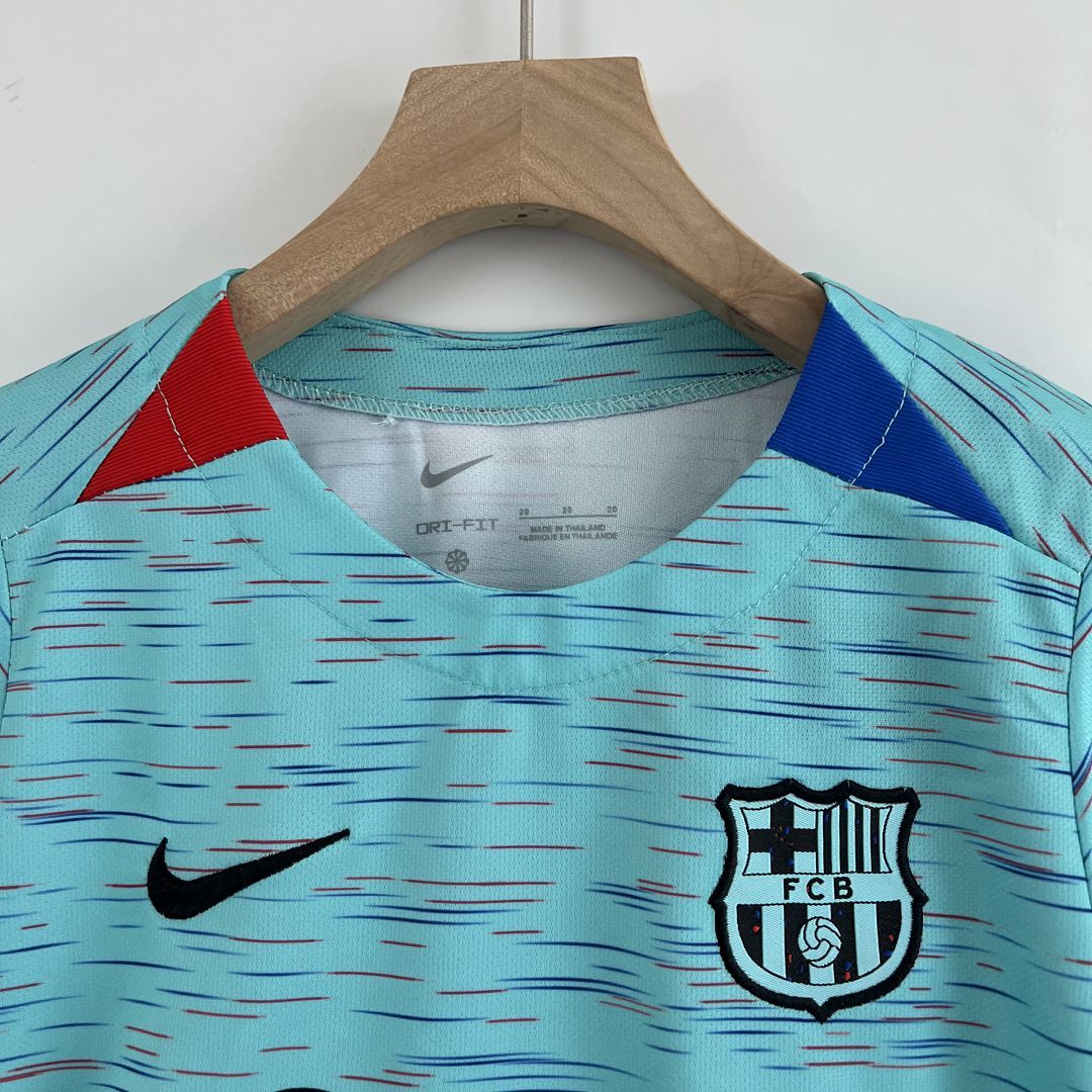 FC BARCELONE - ENSEMBLE ENFANT EXTÉRIEUR THIRD 23/24