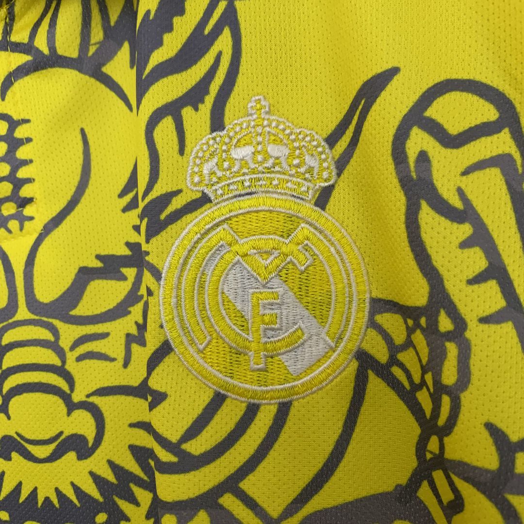 REAL MADRID - MAILLOT CONCEPT "DRAGON JAUNE" 25/26