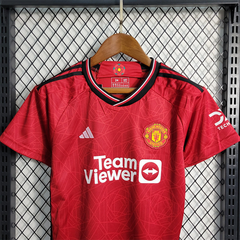 MANCHESTER UNITED - ENSEMBLE ENFANT DOMICILE 23/24