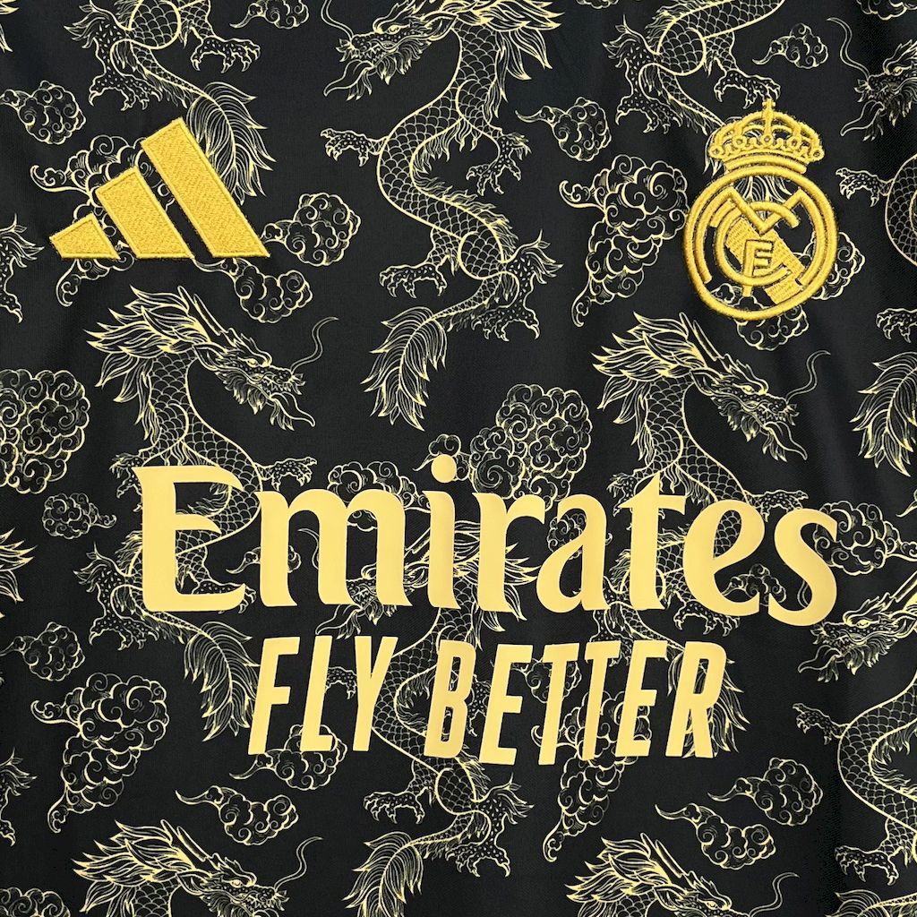 REAL MADRID - MAILLOT CONCEPT "DRAGON D'OR" 25/26