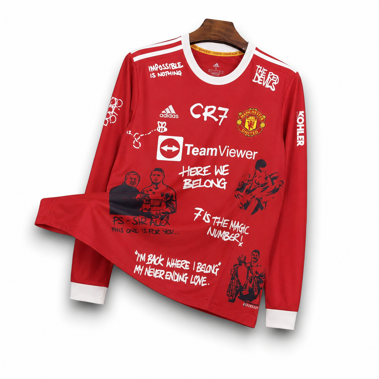 MANCHESTER UNITED - MAILLOT CONCEPT MANCHES LONGUES 21/22