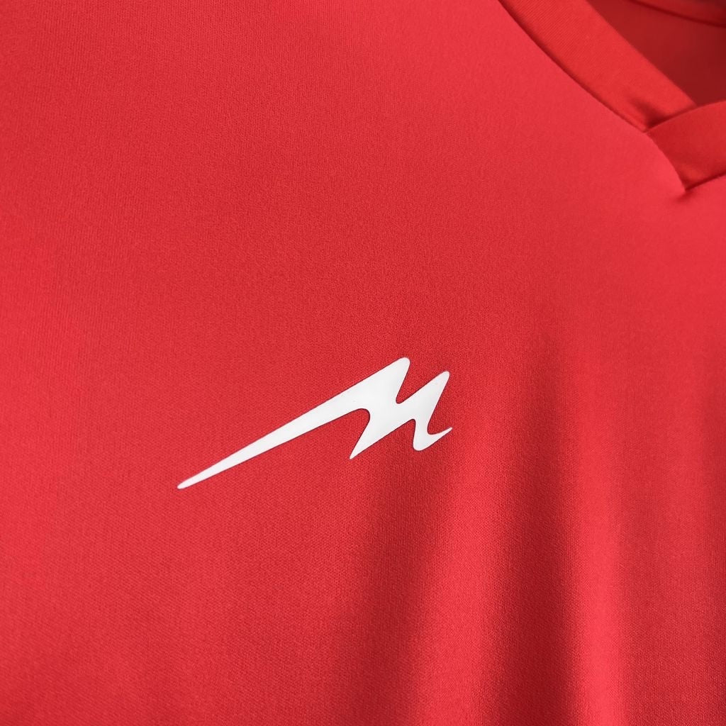 Leazofoot Iran 2026 away jersey in red with a white logo detail on the chest.