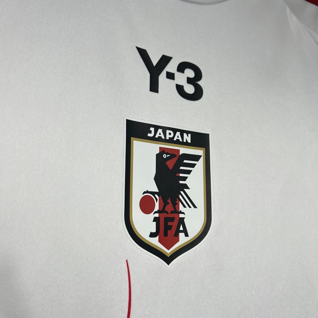 Leazofoot Japan 2024 away jersey featuring the Y-3 logo and the official JFA Japan national team crest