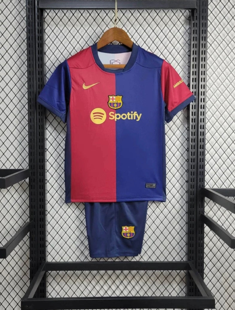 Kits Enfants FC Barcelone 2024/25 Domicile