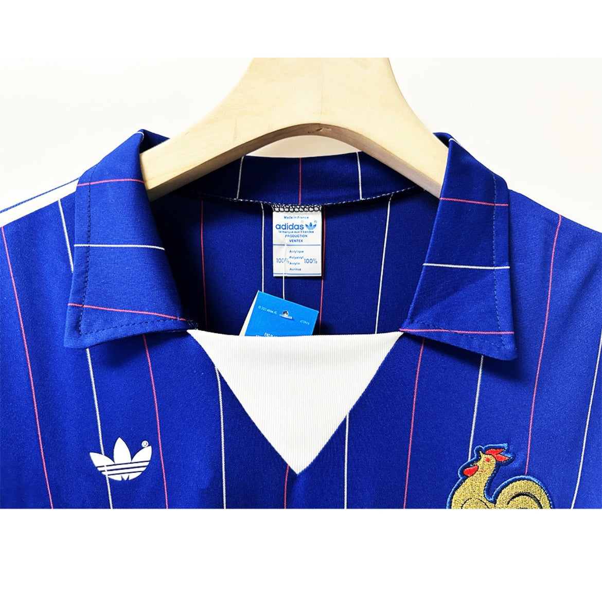 France 1980 Domicile à manches longues