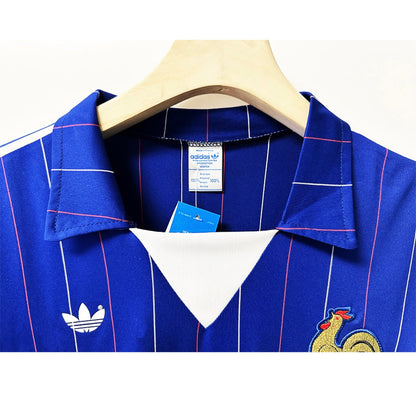 France 1980 Domicile à manches longues