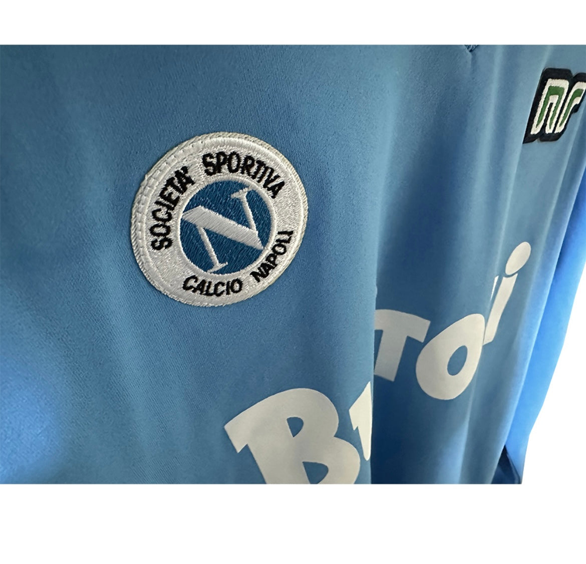 Naples 1986/87 Domicile à manches longues