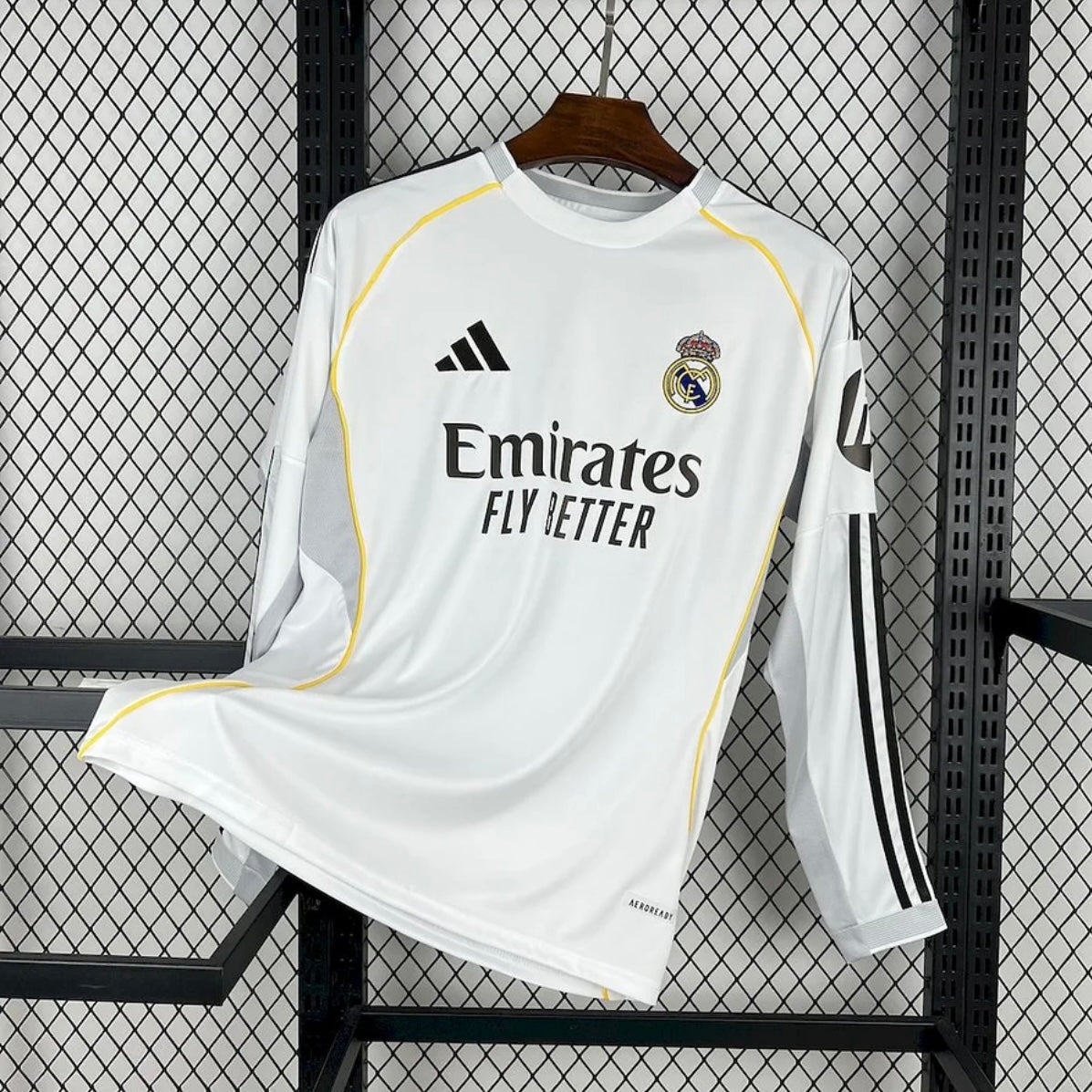 Real Madrid 2025/26 Domicile à manches longues