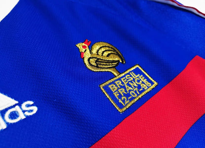 France 1998 Domicile à manches longues