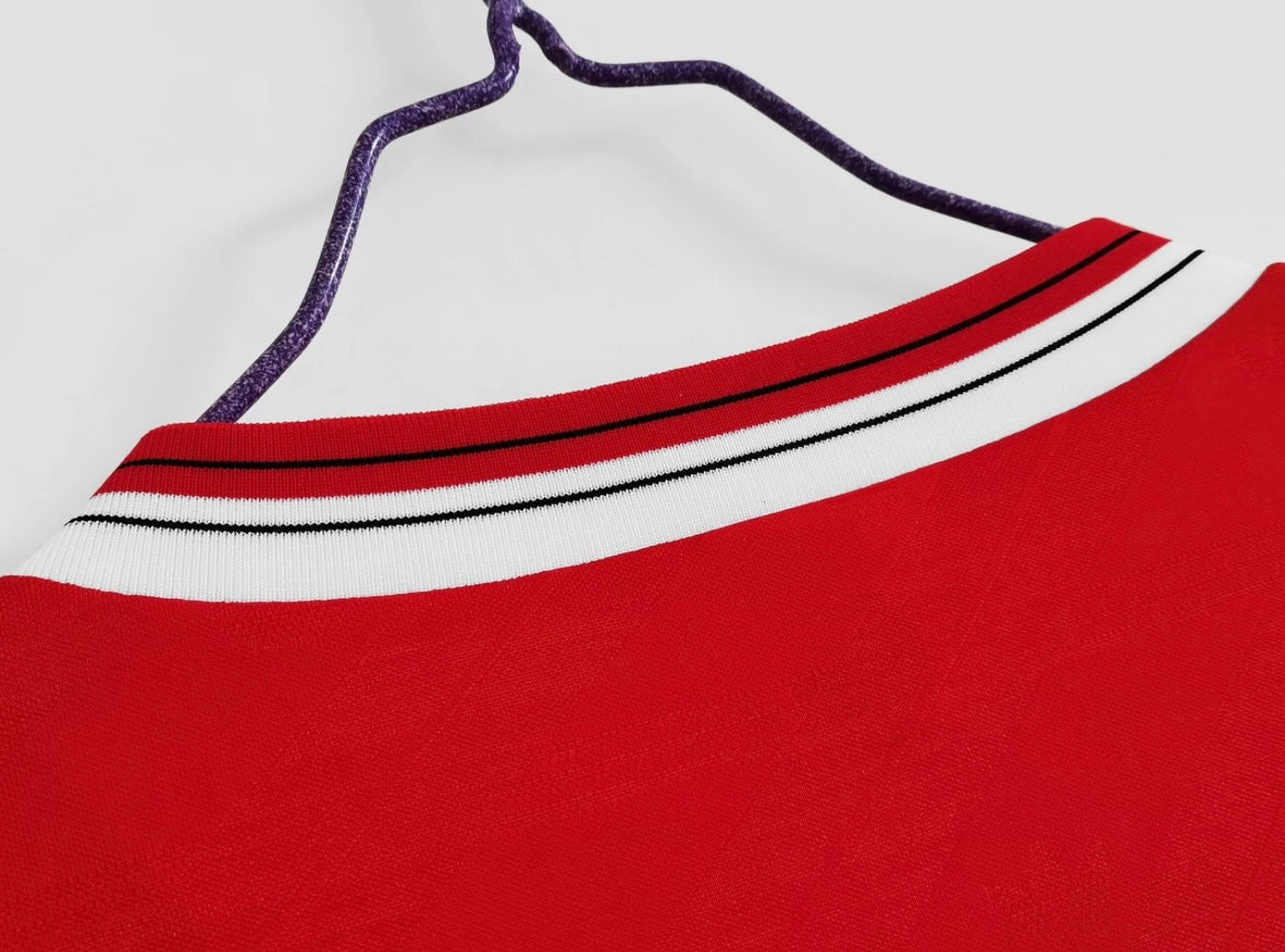 MANCHESTER UNITED - MAILLOT DOMICILE MANCHES LONGUES 1986/87