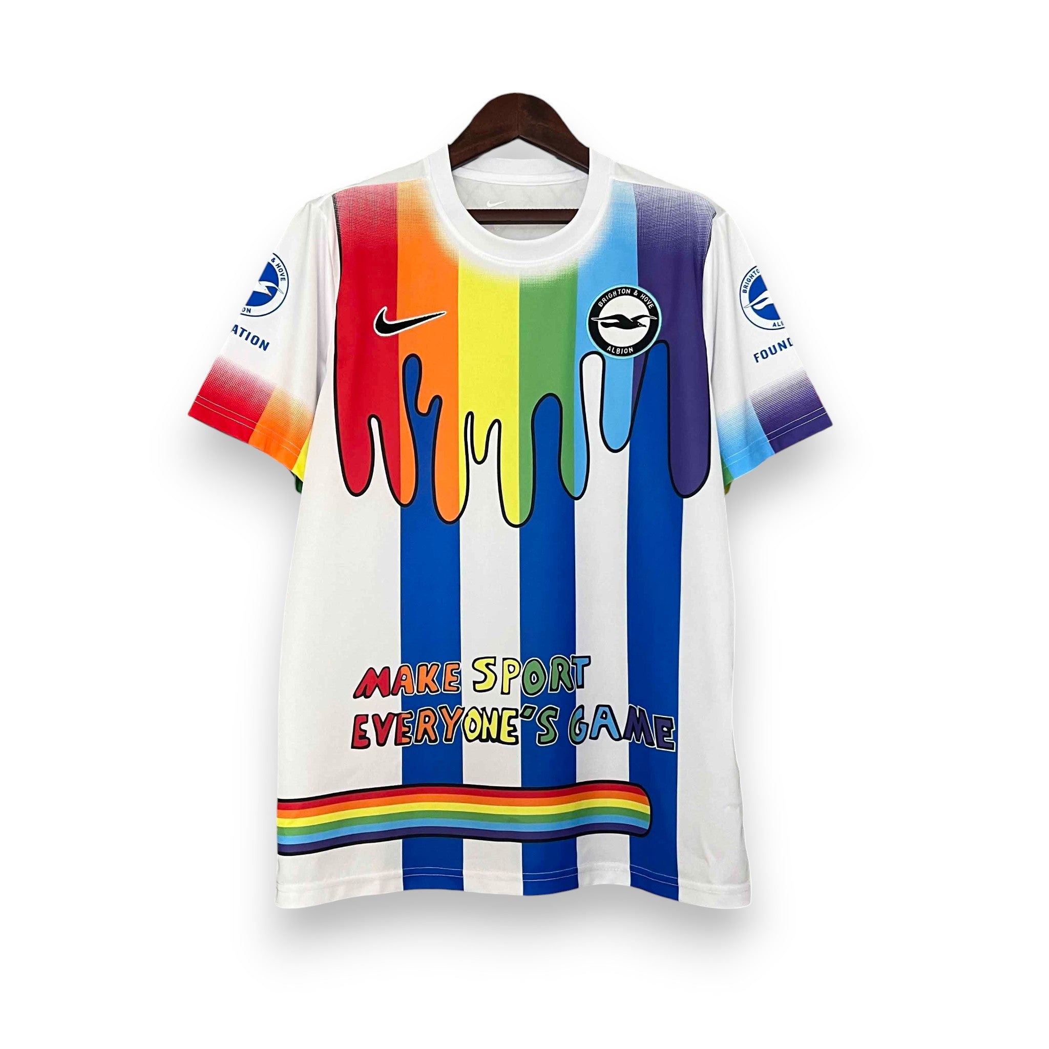 BRIGHTON - MAILLOT AVANT MATCH "HOVE ALBION RAINBOW LACES" 23/24