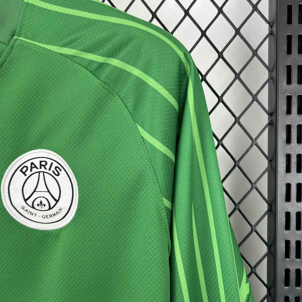 25-26 PSG Green Goalkeeper manche longue