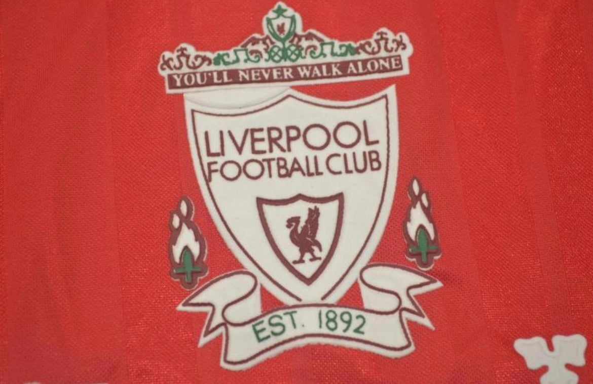 LIVERPOOL - MAILLOT DOMICILE MANCHES LONGUES 1993/94