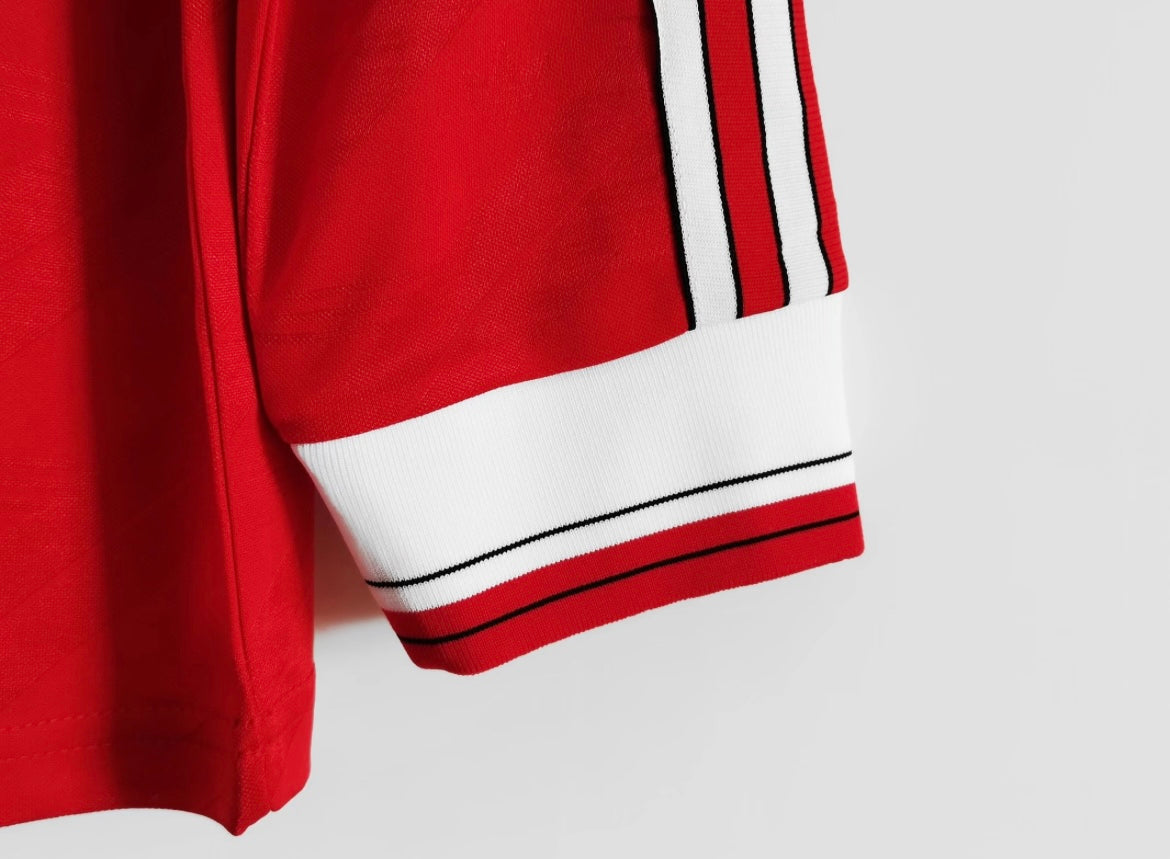 MANCHESTER UNITED - MAILLOT DOMICILE MANCHES LONGUES 1986/87