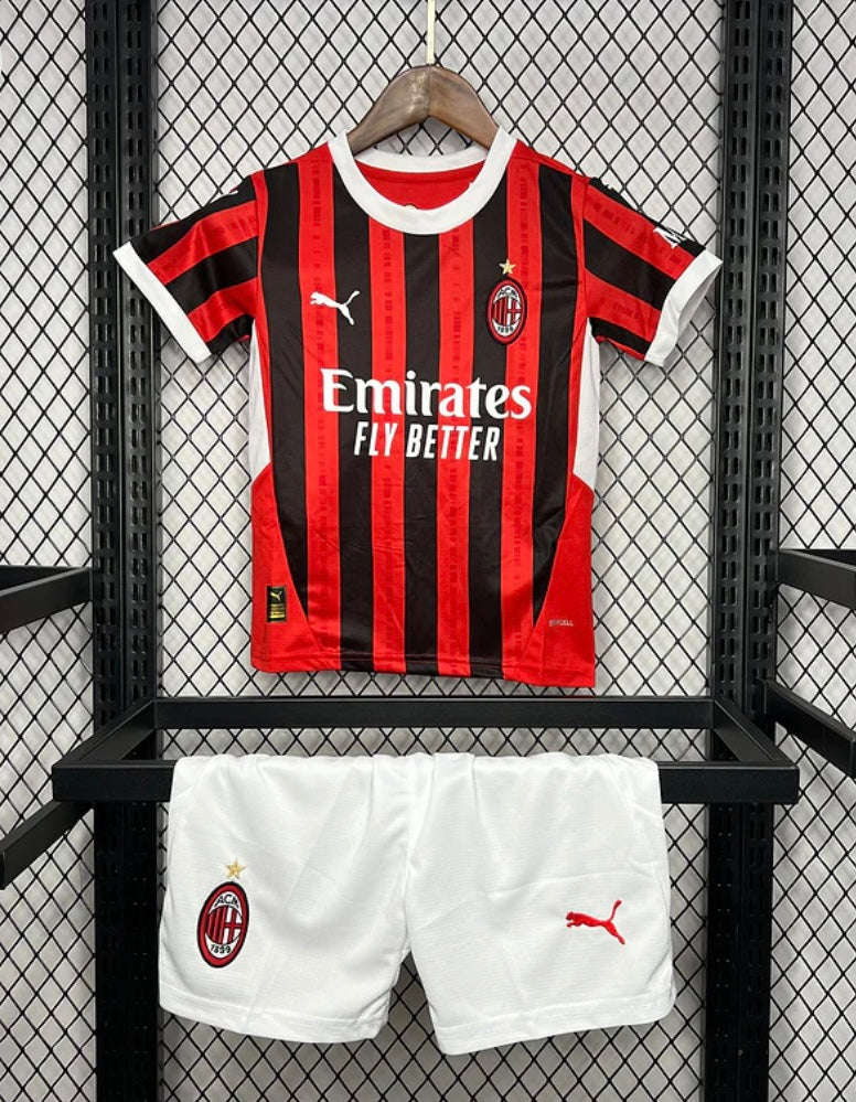 Kits Enfants AC Milan 2024/25 Domicile