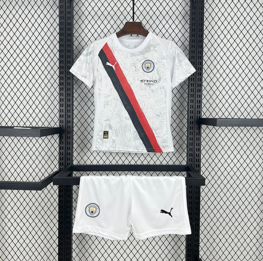 Kits Enfants Manchester City 2025/26 Extérieur