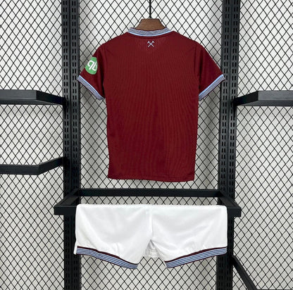 Kits Enfants West Ham 2025/26 Domicile