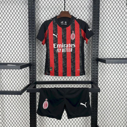 Kits Enfants AC Milan 2025/26 Domicile