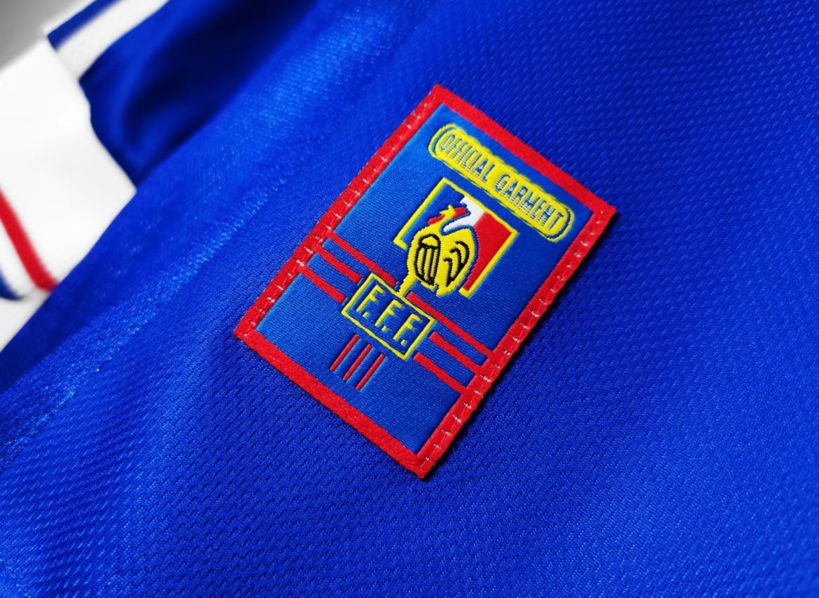 France 1998 Domicile à manches longues