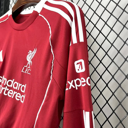 Liverpool 2025/26 Domicile à manches longues