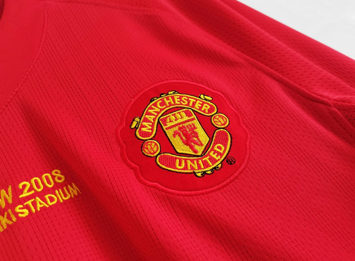 MANCHESTER UNITED - MAILLOT DOMICILE MANCHES LONGUES 07/08