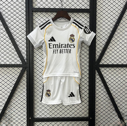 Kits Enfants Real Madrid 2025/26 Domicile