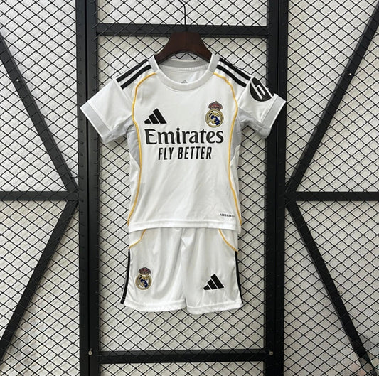 Kits Enfants Real Madrid 2025/26 Domicile