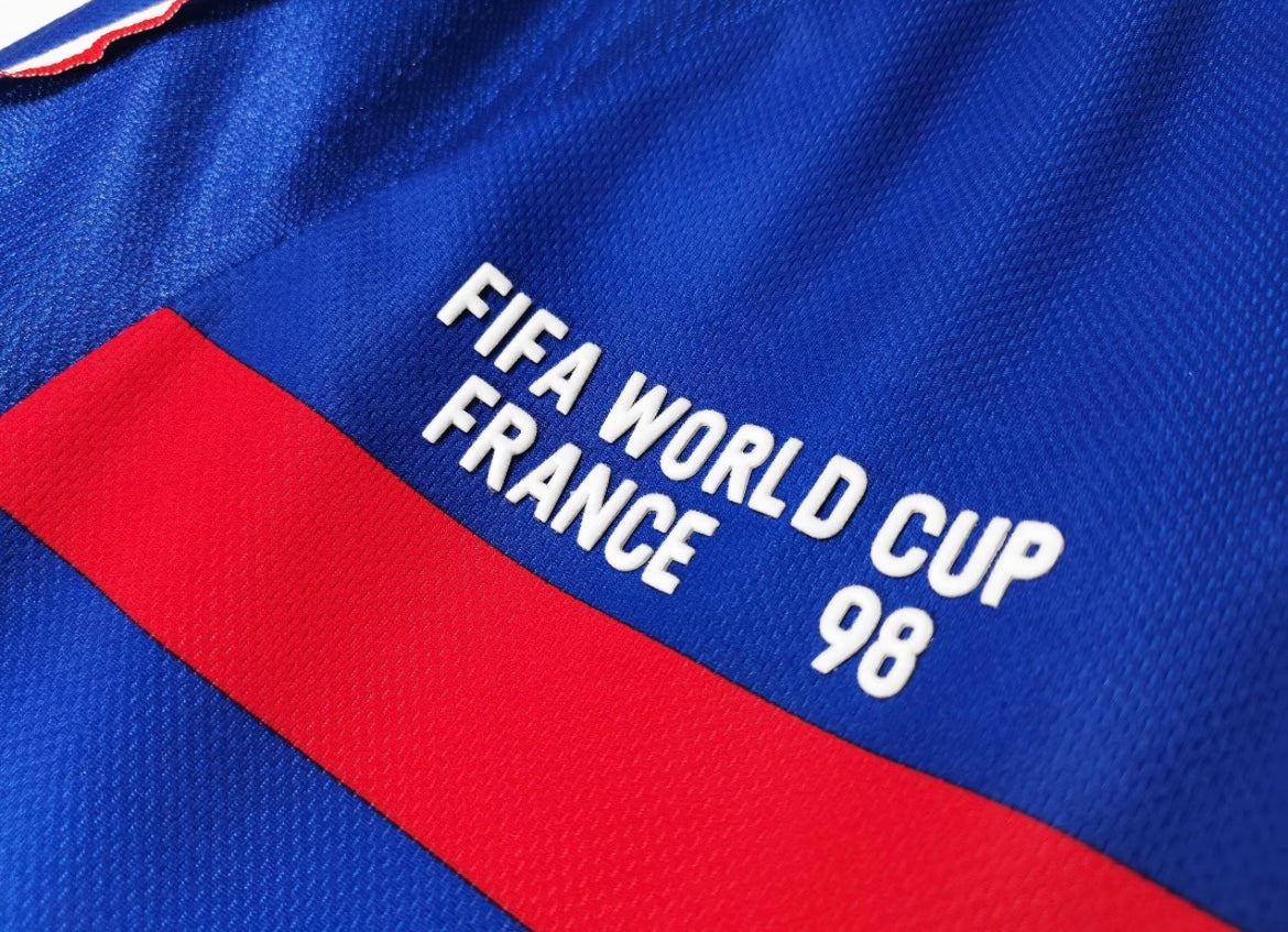 France 1998 Domicile à manches longues