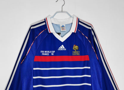 France 1998 Domicile à manches longues