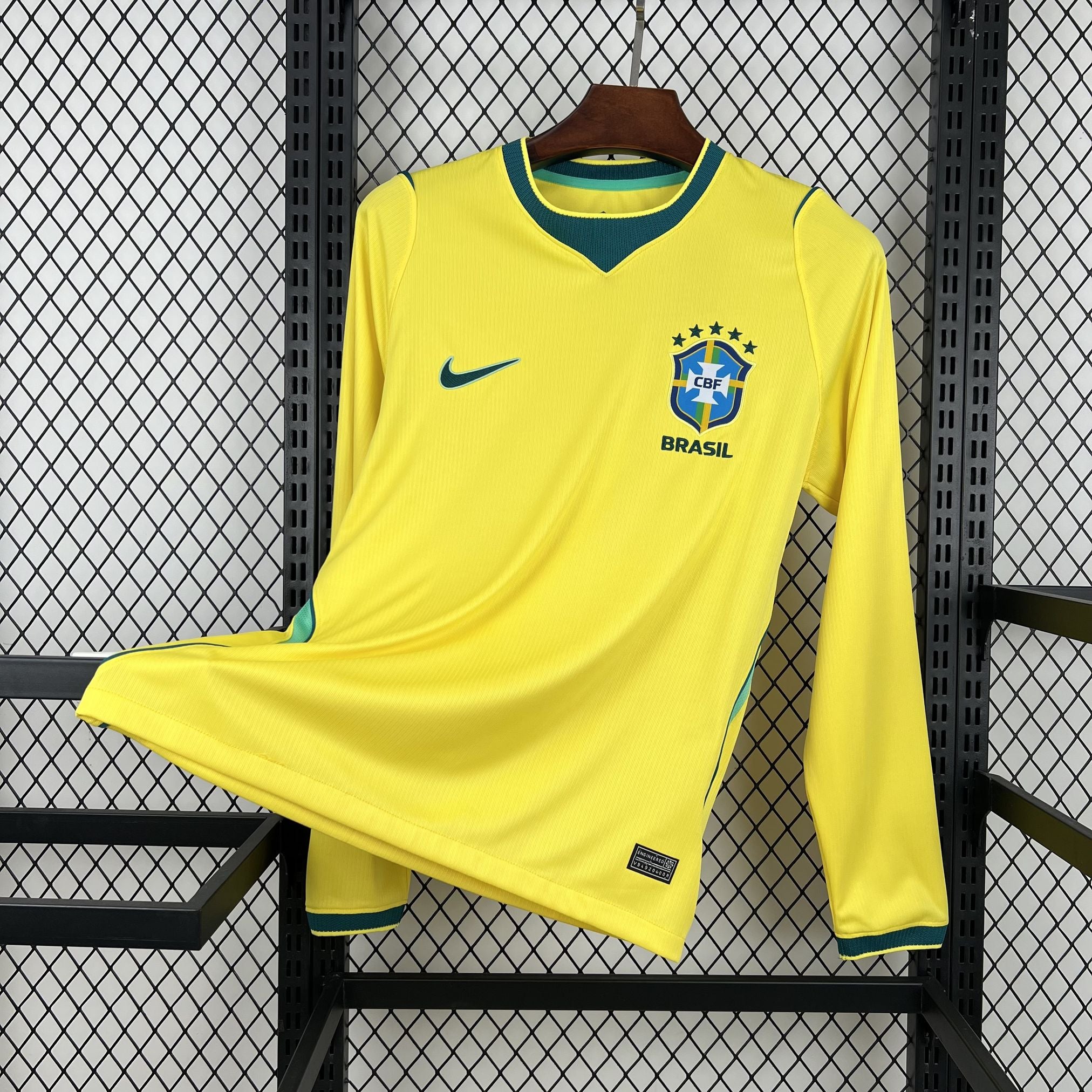 BRÉSIL - MAILLOT DOMICILE MANCHES LONGUES 2026