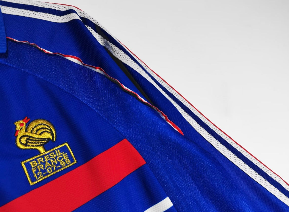 FRANCE 1998 - MAILLOT DOMICILE MANCHES LONGUES
