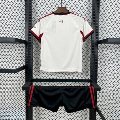 Kits Enfants Liverpool 2025/26 Extérieur