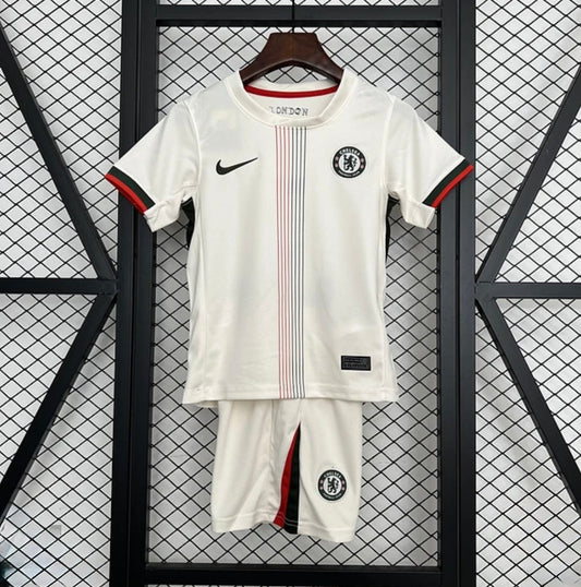 Kits Enfants Chelsea 2025/26 Extérieur