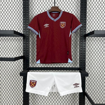 Kits Enfants West Ham 2025/26 Domicile