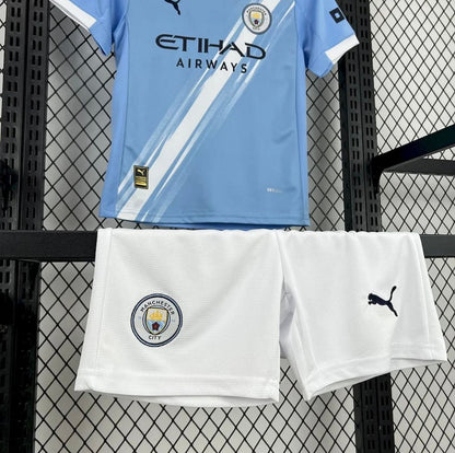Kits Enfants Manchester City 2025/26 Domicile