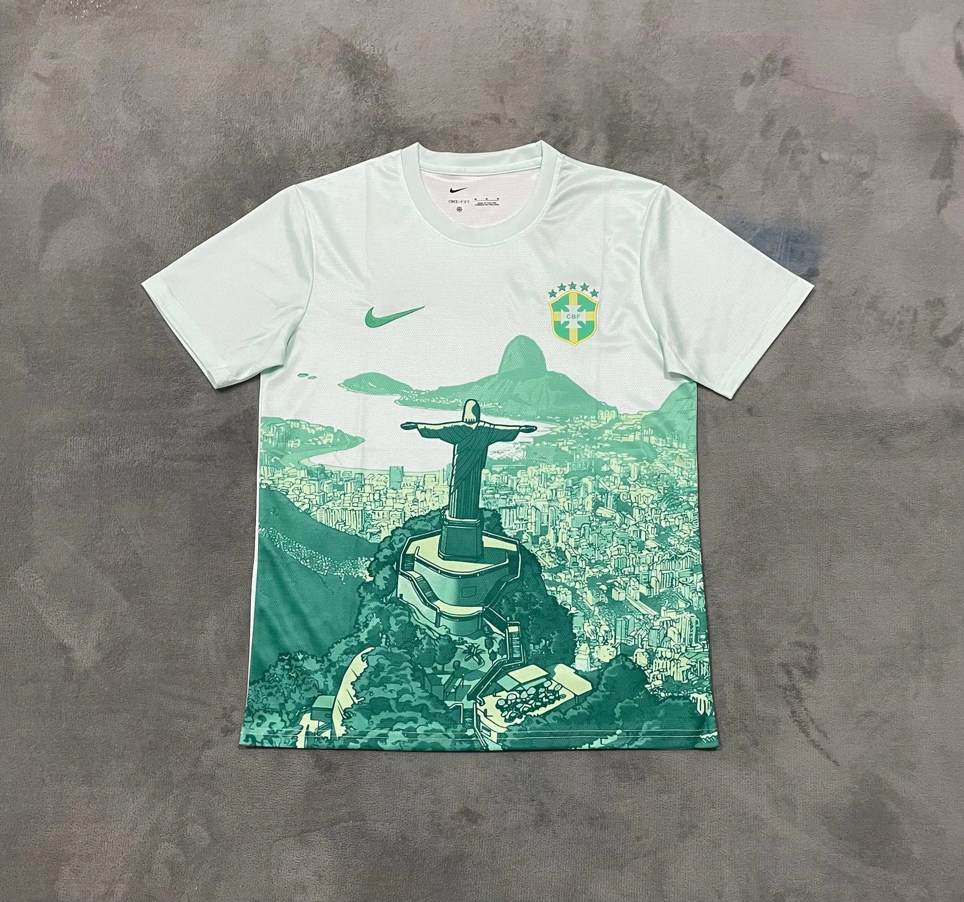 Maillot brésil vert concept 2035