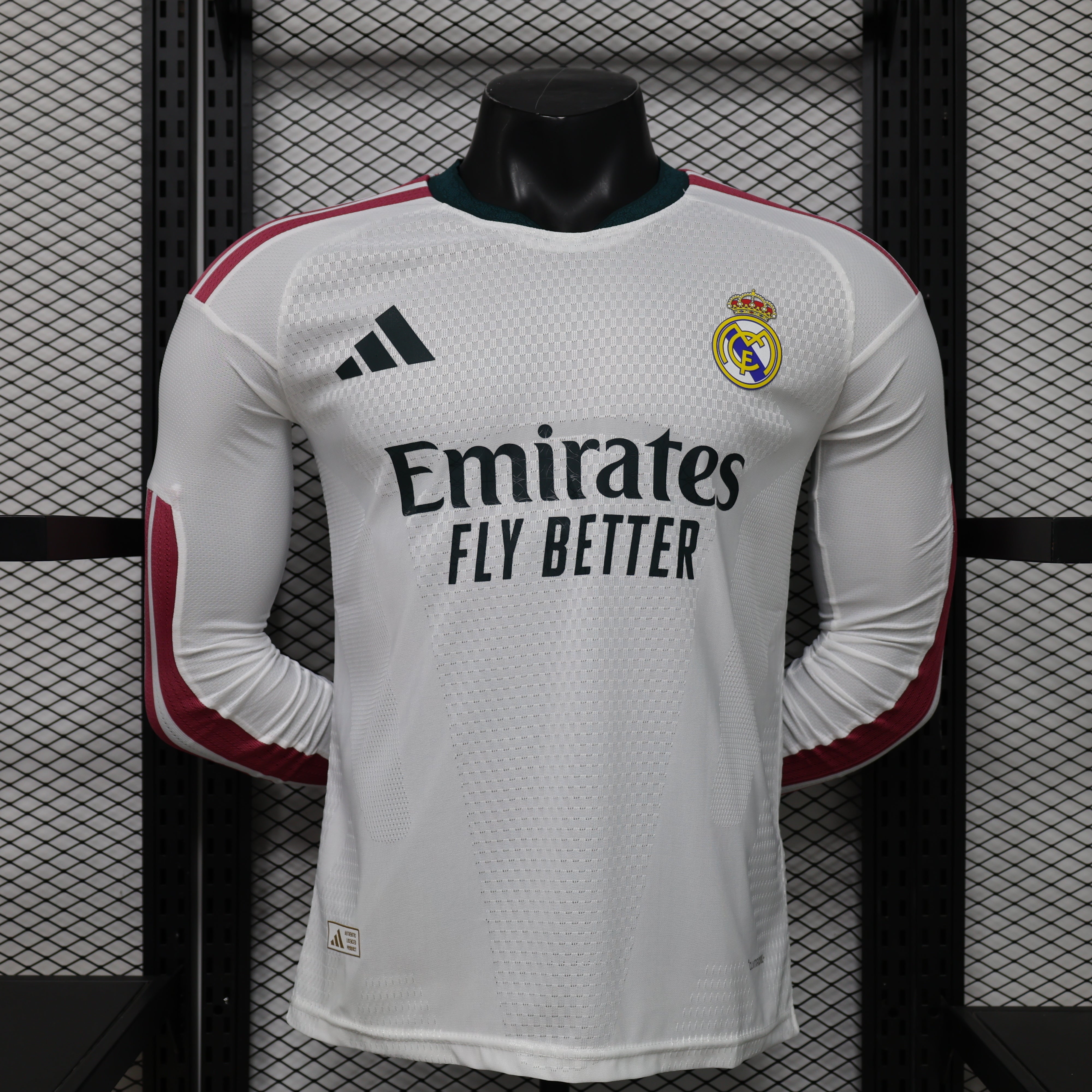 REAL MADRID - MAILLOT DOMICILE MANCHES LONGUES JOUEUR 26/27
